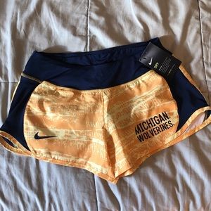 Nike Dry Fit Michigan Wolverine Shorts